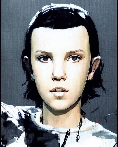 KREA AI - epic portrait of millie bobby brown by yoji shinka...