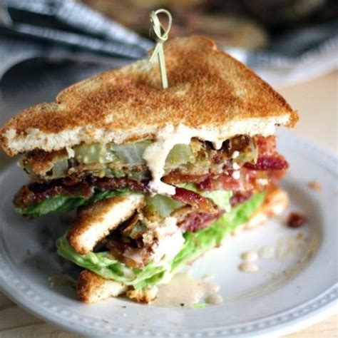 Fried Green Tomato BLT Sandwich | Buy This Cook That