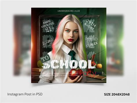 Free Back to School Night Flyer PSD Template by Free PSD Templates on ...