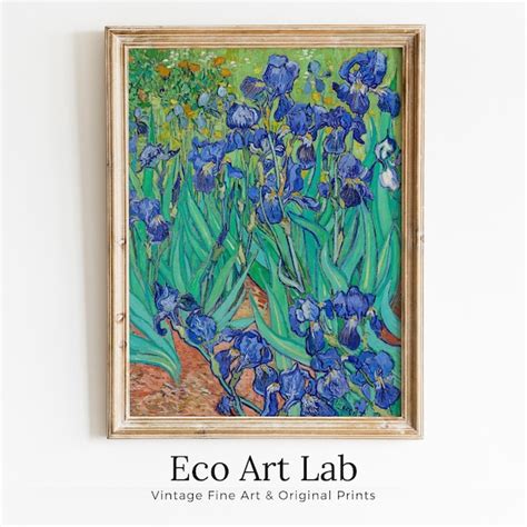 Vincent Van Gogh Irises Print - Etsy