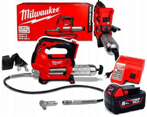 MILWAUKEE M18 GG 501 Smarownica ZESTAW 18V 1X5AH Qmart Pl Profesjonalne