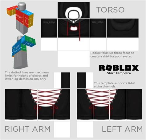 Roblox Shirt Template Create Shirts With Dotted Line Stencils