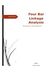 4 Bar Linkage Analysis updated.docx - 10/13/2021 Four Bar Linkage ...