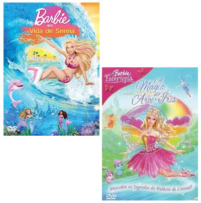 Pack Barbie Em Vida De Sereia Barbie Fairytopia A Magia Do Arco Ris