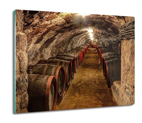 Z Foto Deska Splashback Piwnica Wino Beczki 60x52 ArtprintCave