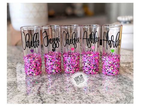 21st Birthday Shot Glass Bachelorette Shot Glass Birthday Shot Glass Bridal Party Shot Glass