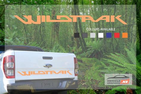 Ford Ranger Tailgate Wildtrak Decal Ford Ranger Vehicle Decals