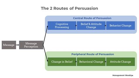 Central Route of Persuasion - An Easy Explanation - Management Weekly