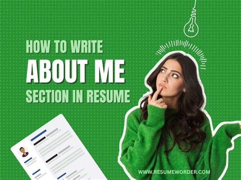 How to Write About Me Section in Resume - Tips & 10+ Best Examples ...