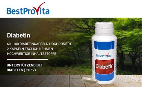 BestProvita Diabetin Kapseln 3 x 60 Diabetin Kapseln Natürliche