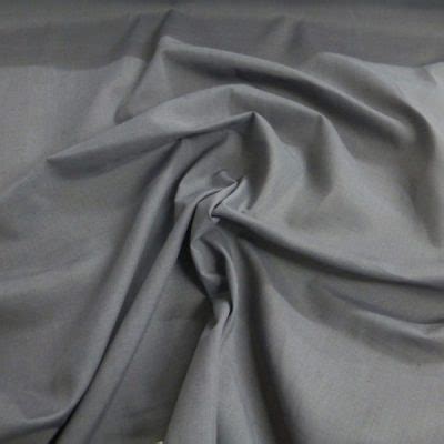 Dark Grey Plain Japanese Polycotton Fabric Dressmaking Material Crafts