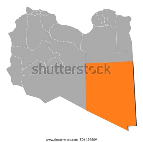 Map Libya Kufra Stock Vector (Royalty Free) 506429509 | Shutterstock