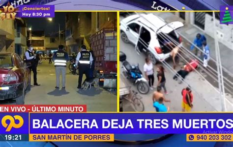 Sujeto Asesina A Balazos A Tres Hombres Que Conversaban En Una Calle De