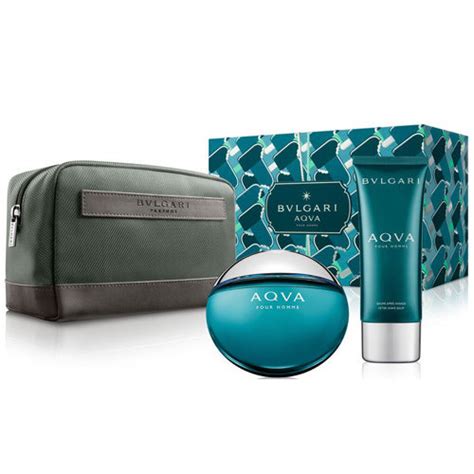 BVLGARI AQVA POUR HOMME 3 PCS GIFT SET FOR MEN - FragranceCart.com