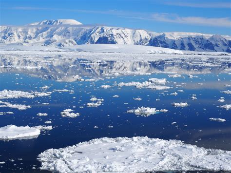 The coast of Anvers Island, Antarctica