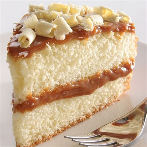 Vanilla Cake With Caramel Icing. Recipe