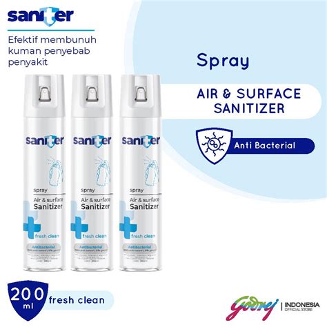 Jual Saniter Air Sanitizer Aerosol X Ml Indonesia Shopee Indonesia