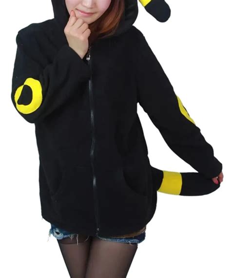 Pokemon Go Pikachu Umbreon Black Costume Hoodie