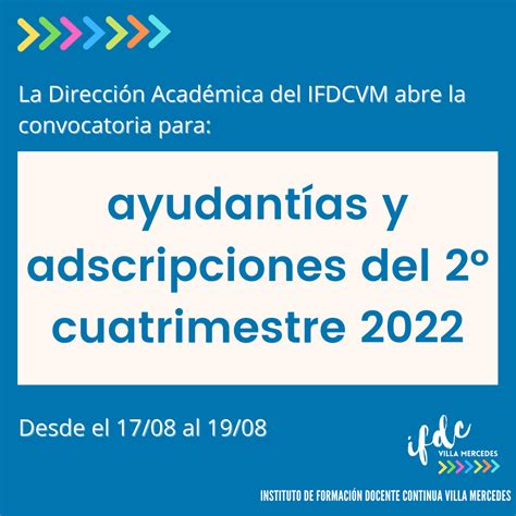 Convocatoria Para Ayudant As Y Adscripciones Del Cuatrimestre