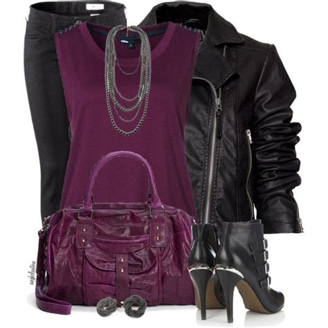 17 Best images about black / purple outfits on Pinterest | The purple ...