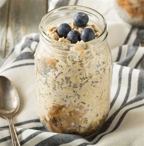 Overnight Oats Con Crema De Almendra Y Queso Cottage De Kcal