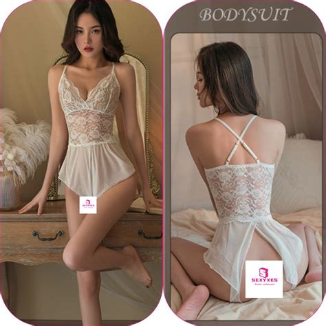 Sexy Lace Jumpsuit Ice Silk Jumpsuit Japanese Style Swimsuit Pajamas Hot Girl Nightclub Suit