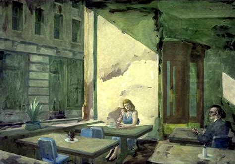 Hopper Edward American 1882 1967 Sunlight In A Cafet Flickr