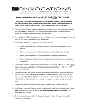 Fillable Online Suu Convocations Instructions Read This Very Carefully