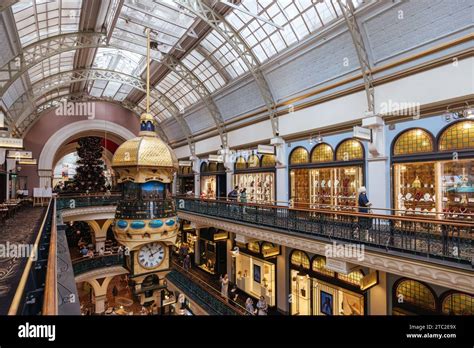 Sydney's Queen Victoria Building Interior in Australia Stock Photo - Alamy