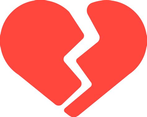 Broken Heart Symbol For Facebook