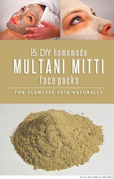 Multani Mitti Face Pack For Oily Skin And Pimples Tataquik