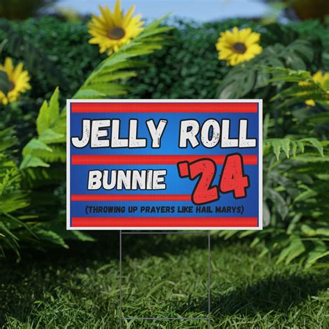 Presidential Jelly Roll for President 2024 Plastic Yard - Etsy