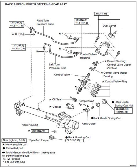 Toyota Camry Rack Pinion Power Steering Gear Assy Power Steering