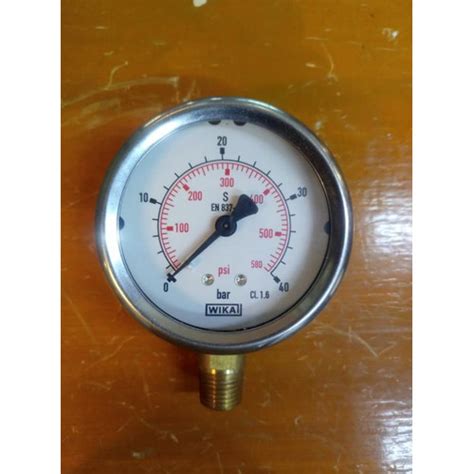 Jual Wika Pressure Gauge Range Bar Nd Scale Psi