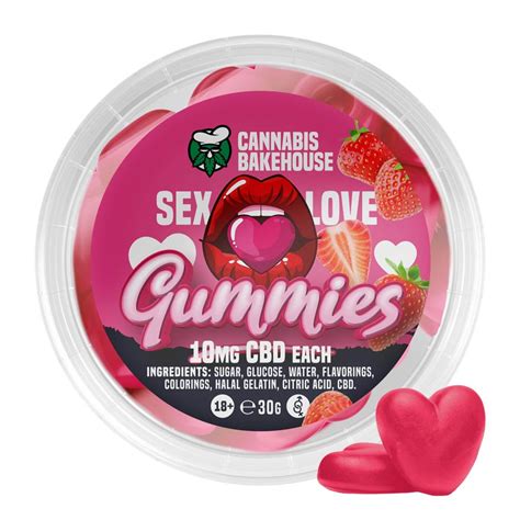 Cbd Sex Love Gummies Hearts Cannabis Bakehouse