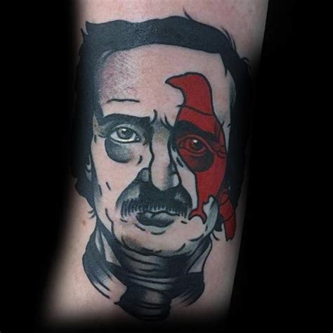 60 Edgar Allan Poe Tattoo Designs For Men - Literature Ink Ideas