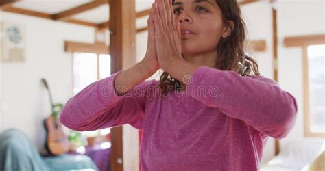 Relaxed Woman Sitting In Sunny Field Stock Photo Image Of Healthy