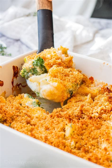 Broccoli Cauliflower Casserole I Wash You Dry