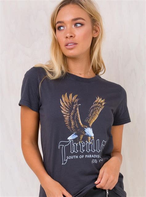 Thrills Metal Eagle Tee Vintage Black Eagle Tee Vintage Tees Tees