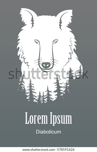 Illustration Uniformity Nature There Wolf Silhouettes Stock Vector (Royalty Free) 578591626 ...