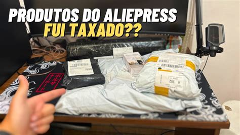 UNBOXING DE PRODUTOS PARA O SETUP DO ALIEXPRESS FUI TAXADO EM 60