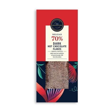 M S Belgian Dark Hot Chocolate Flakes Ocado