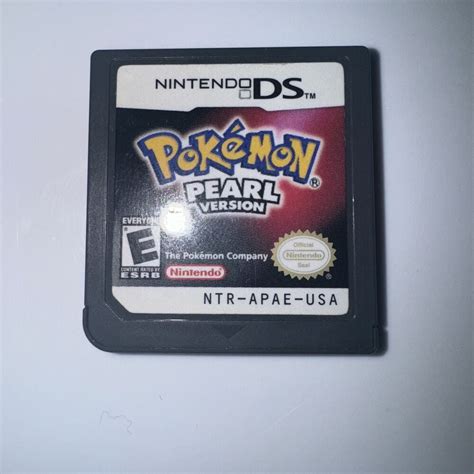 Pokemon Pearl Version Nintendo Ds Us Cart Loose Game