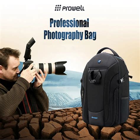 PROWELL DC21948 DSLR fotografía de cámara mochila bolsa mochila