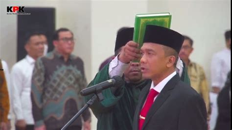 Irjen Rudi Setiawan Dilantik Jadi Deputi Penindakan KPK