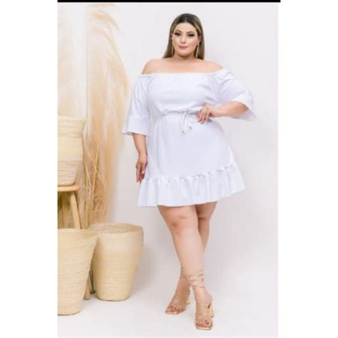 Vestido Ciganinha Plus Size Shopee Brasil