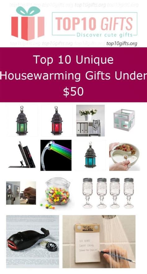 Top 10 Unique Housewarming Gifts Under $50