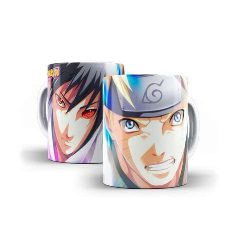 Caneca Naruto Uzumaki E Sasuke 325Ml 10510 Submarino