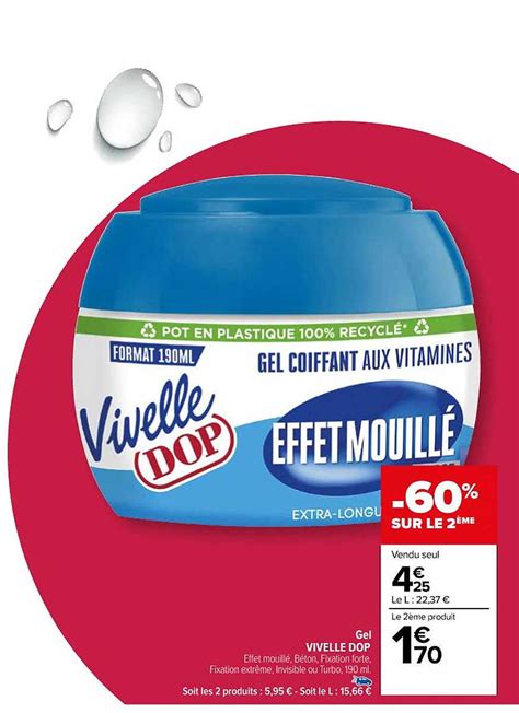 Promo Gel Vivelle Dop Chez Carrefour ICatalogue Fr