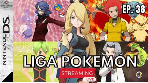 La LIGA POKEMON mas EPICA y EN VIVO Pokémon DIAMANTE Locke Supremo